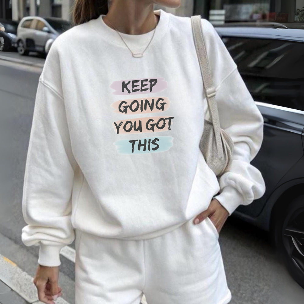 You Got This Sweatshirt | Motivational Quote Pullover | Cozy Inspirational Sweatshirt | Gift for Her | Positive Vibes Hoodie Alternative