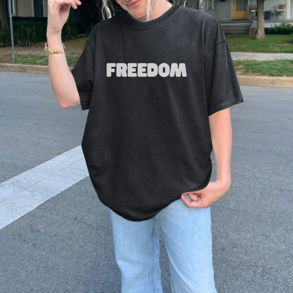Freedom T-Shirt | Minimalist Graphic Tee | Unisex Casual Shirt